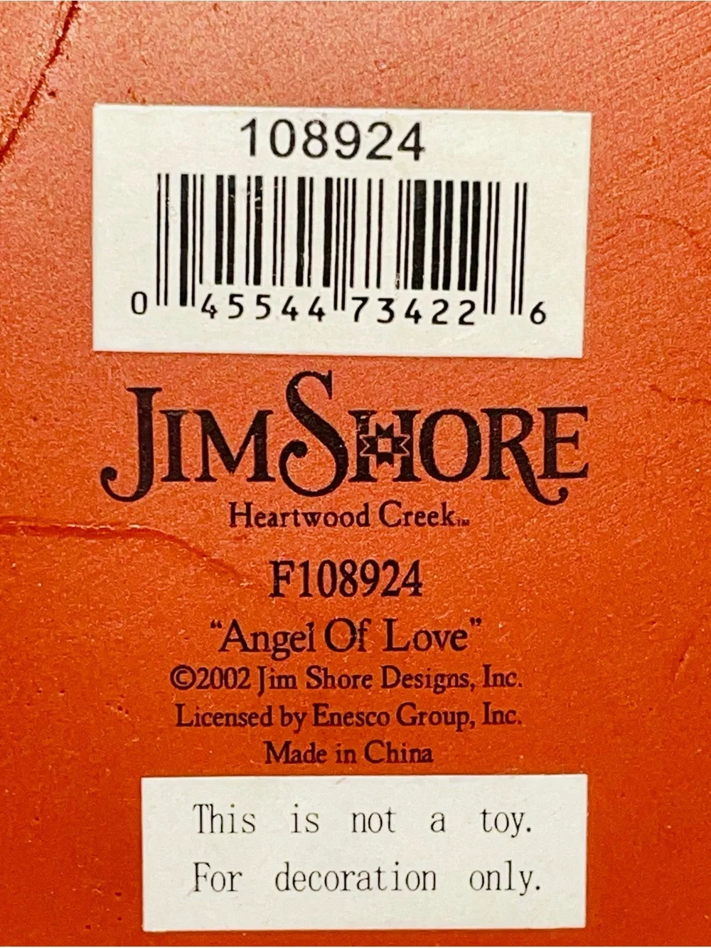 Jim Shore/Enesco Heartwood Creek “Angel of Love” figurine #108924